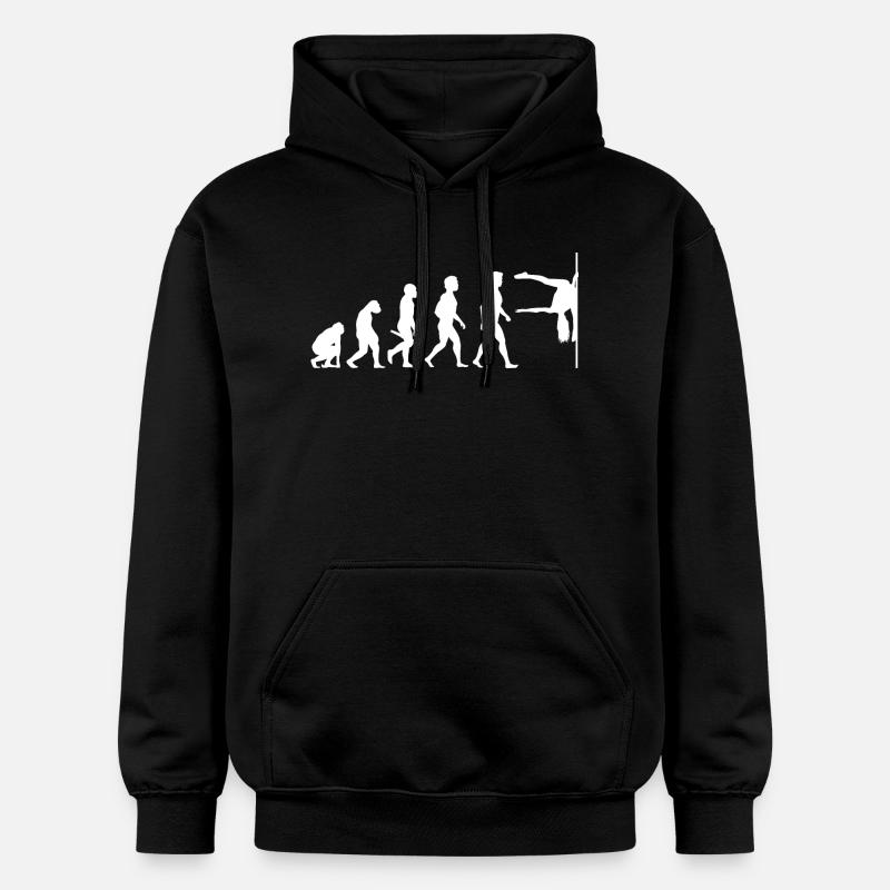 Evolution Poledance Pole Dancing Danse - Sweat à capuche Softstyle® Gildan Unisexe - noir