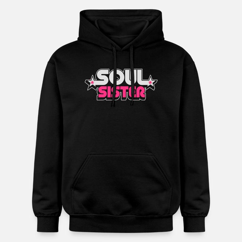 soul sister - Sweat à capuche Softstyle® Gildan Unisexe - noir