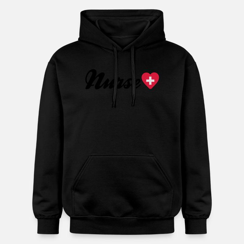 nurse - Sweat à capuche Softstyle® Gildan Unisexe - noir