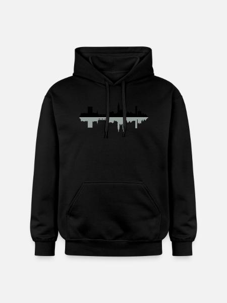 Skyline Basel - Gildan Unisex Softstyle® Midweight Hoodie - Schwarz