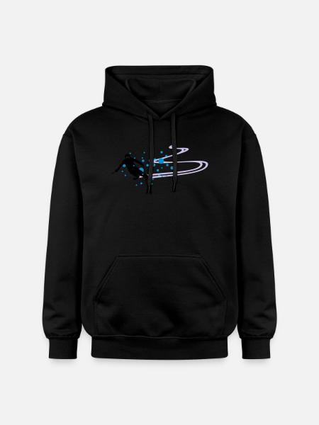Sport - Skifahrer - Gildan Unisex Softstyle® Midweight Hoodie - Schwarz