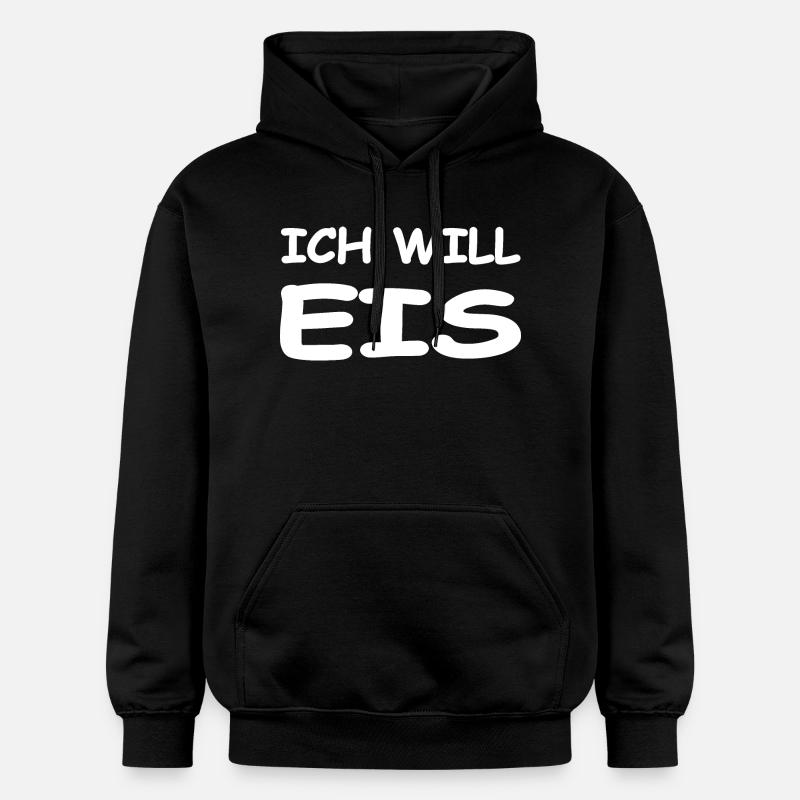 Eis - Gildan Unisex Softstyle® Midweight Hoodie - Schwarz
