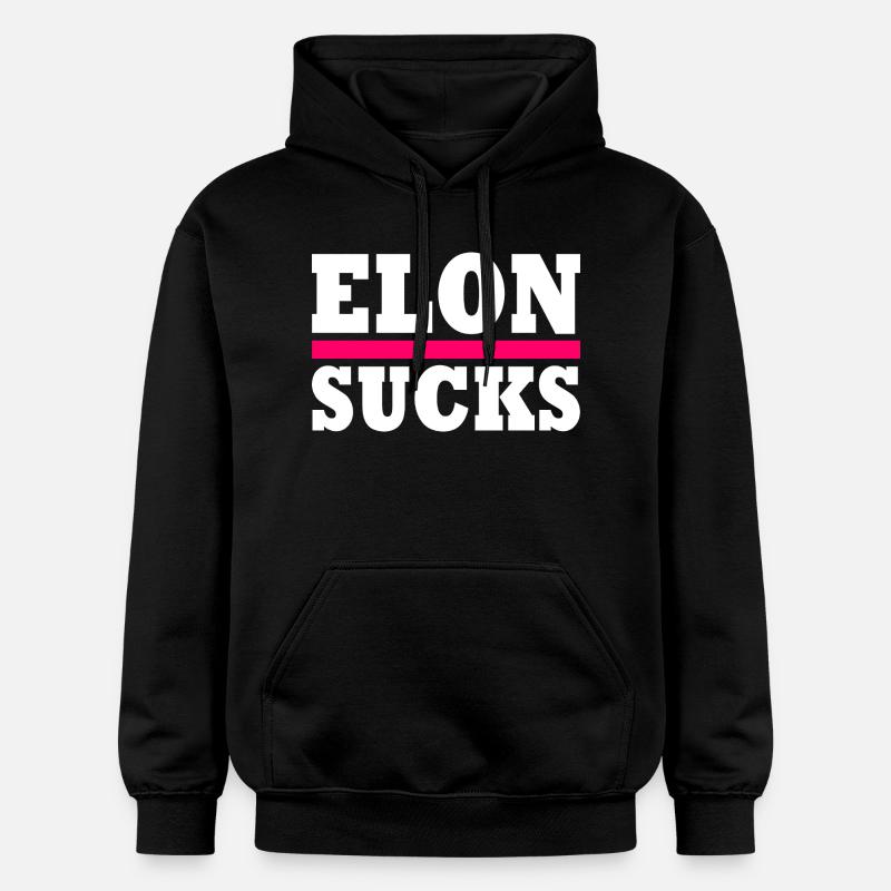 Elon sucks - Sweat à capuche Softstyle® Gildan Unisexe - noir