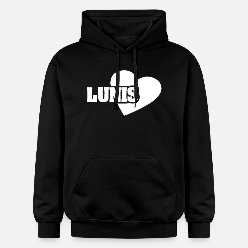 Lunis comme l’or - Sweat à capuche Softstyle® Gildan Unisexe - noir