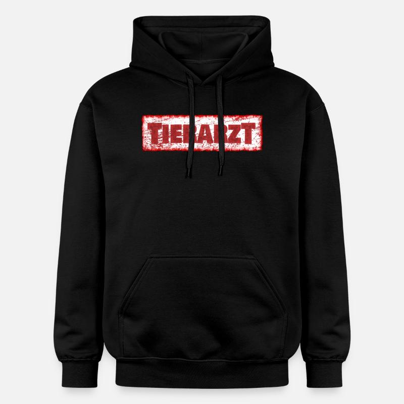 Cadeau pour vétérinaire - Sweat à capuche Softstyle® Gildan Unisexe - noir