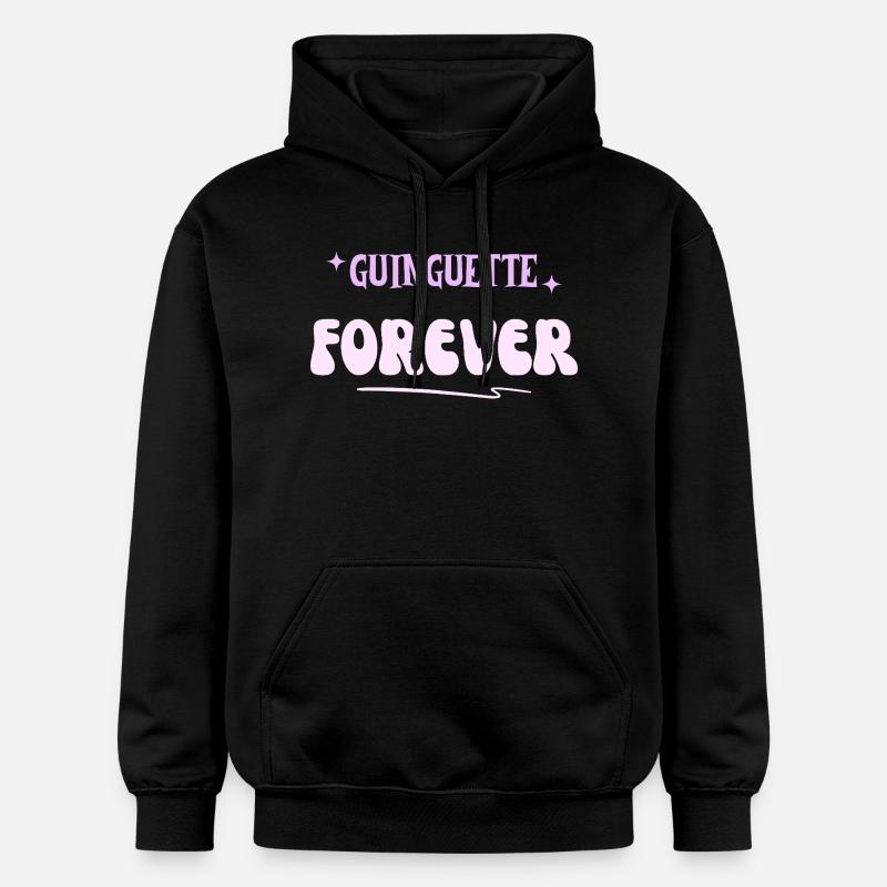GUINGUETTE FOREVER - Sweat à capuche Softstyle® Gildan Unisexe - noir