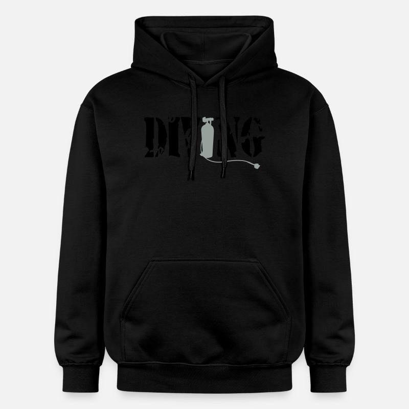 PLONGÉE VI - Sweat à capuche Softstyle® Gildan Unisexe - noir