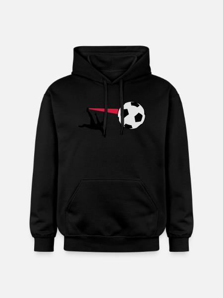 de soccer - Sweat à capuche Softstyle® Gildan Unisexe - noir