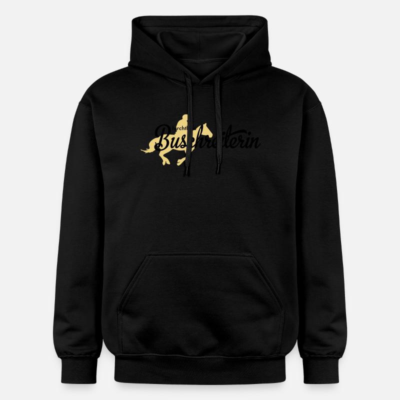 monter à cheval - Sweat à capuche Softstyle® Gildan Unisexe - noir