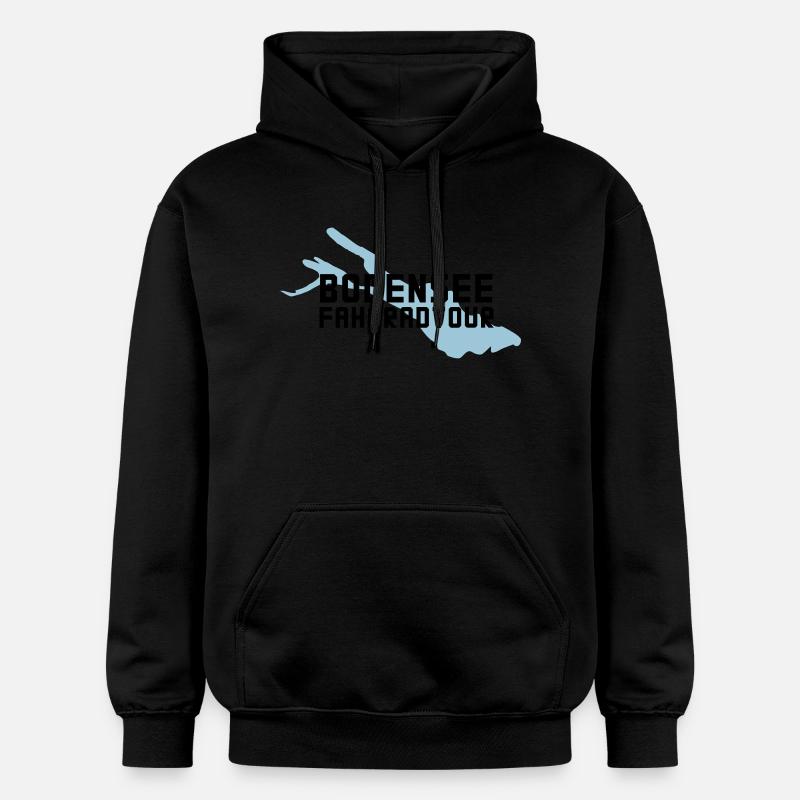 Bodensee Bike Tour - Sweat à capuche Softstyle® Gildan Unisexe - noir