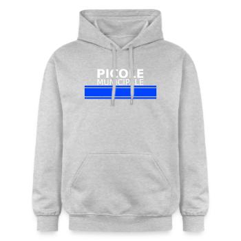 picole municipale - Gildan Unisex Softstyle® Midweight Hoodie - Hellgrau meliert - Vorne - Liana (172cm) & Jaron (178cm)
