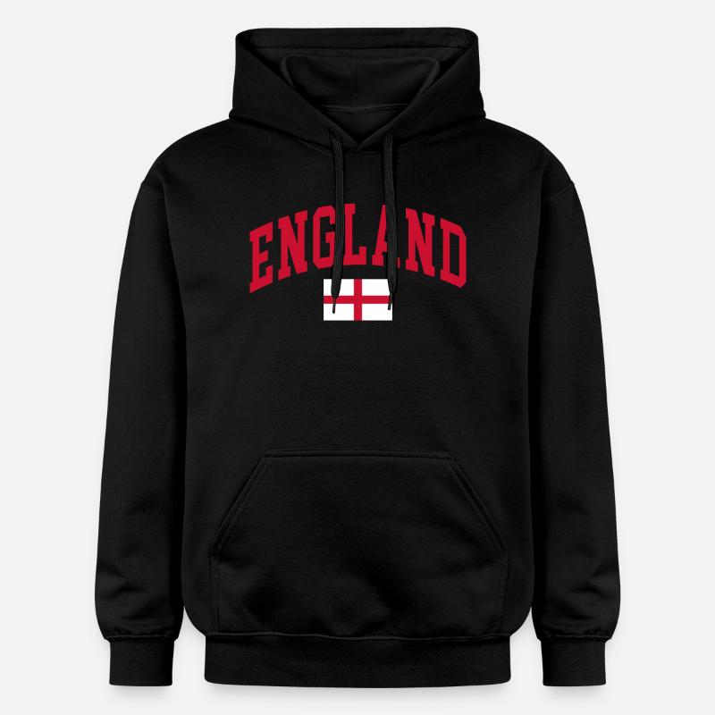 Angleterre - Sweat à capuche Softstyle® Gildan Unisexe - noir