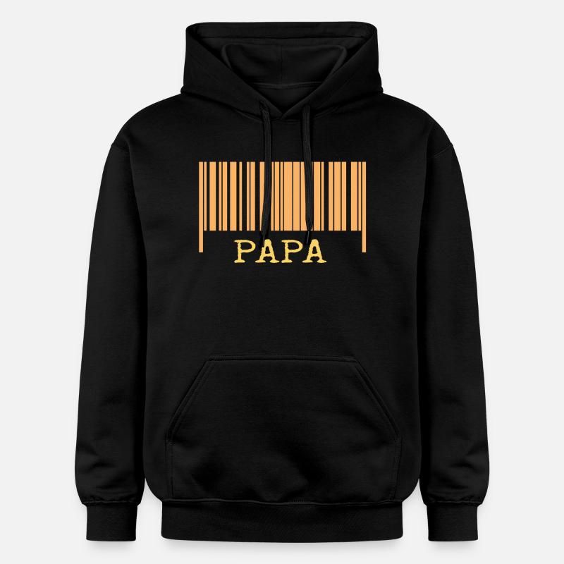 Papa - Sweat à capuche Softstyle® Gildan Unisexe - noir