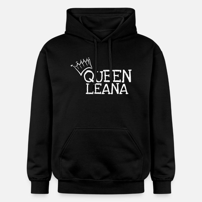 Leana comme prénom - Sweat à capuche Softstyle® Gildan Unisexe - noir