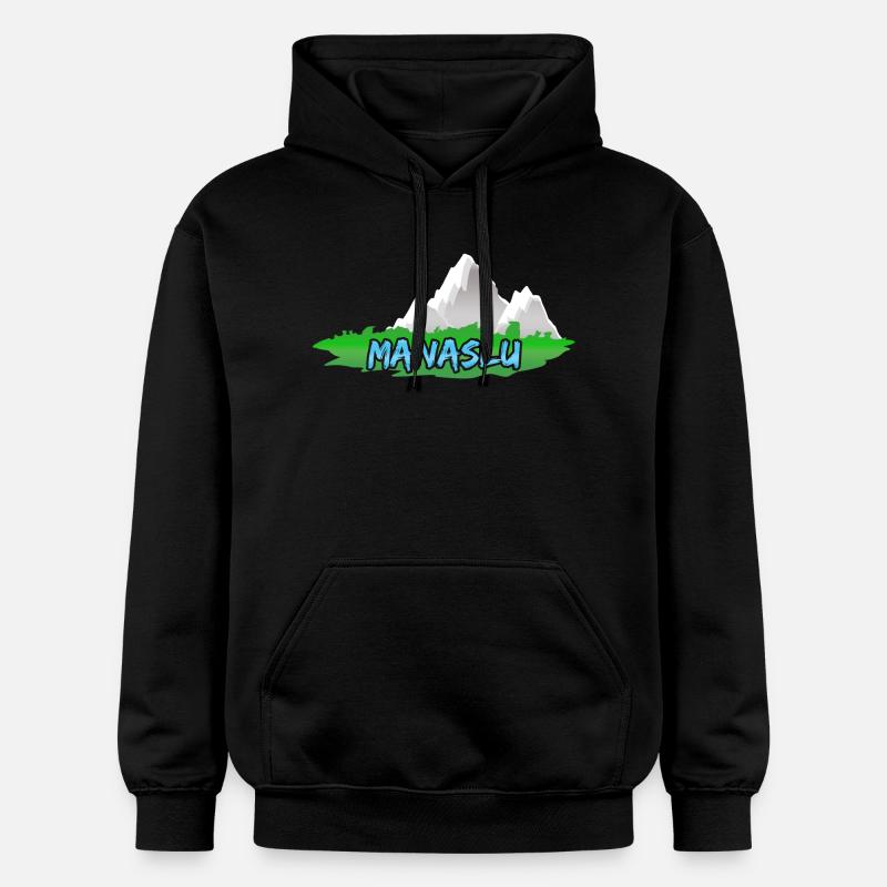 Cadeau pour Manaslu - Sweat à capuche Softstyle® Gildan Unisexe - noir