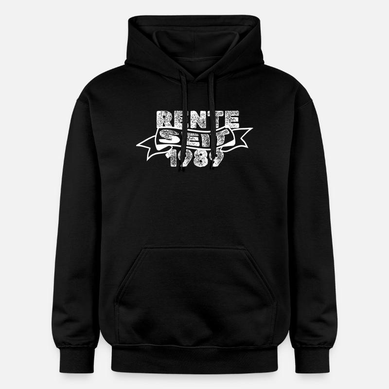 Retraités 1989 - Sweat à capuche Softstyle® Gildan Unisexe - noir