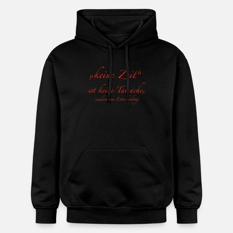 Pas le temps - Sweat à capuche Softstyle® Gildan Unisexe - noir