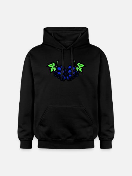 Grapes Grapes - Gildan Unisex Softstyle® Midweight Hoodie - black