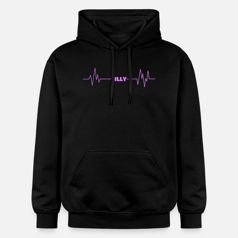 Prénom Lilly - Sweat à capuche Softstyle® Gildan Unisexe - noir