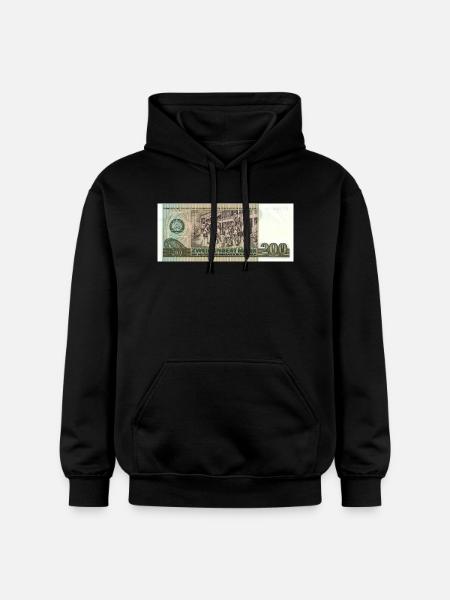 200 Marks of the GDR - Gildan Unisex Softstyle® Midweight Hoodie - black