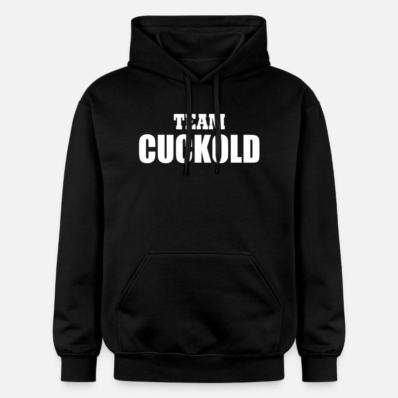 Team cuckold - Sweat à capuche Softstyle® Gildan Unisexe - noir