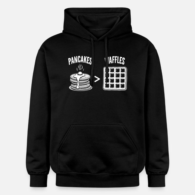 Crêpes sur gaufres - Sweat à capuche Softstyle® Gildan Unisexe - noir
