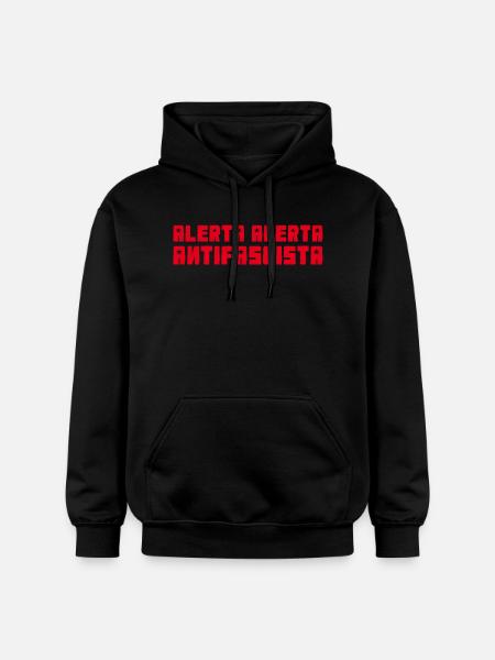 Alerta red - Gildan Unisex Softstyle® Midweight Hoodie - black