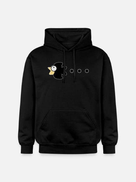 crow - Gildan Unisex Softstyle® Midweight Hoodie - black
