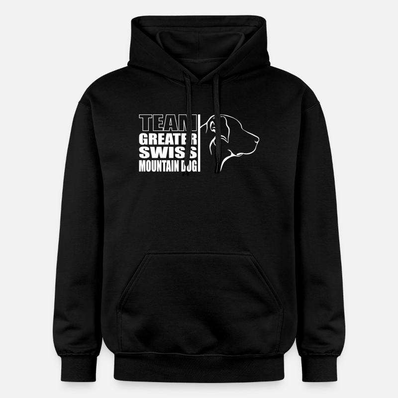 TEAM Bouvier Suisse Wilsigns - Sweat à capuche Softstyle® Gildan Unisexe - noir
