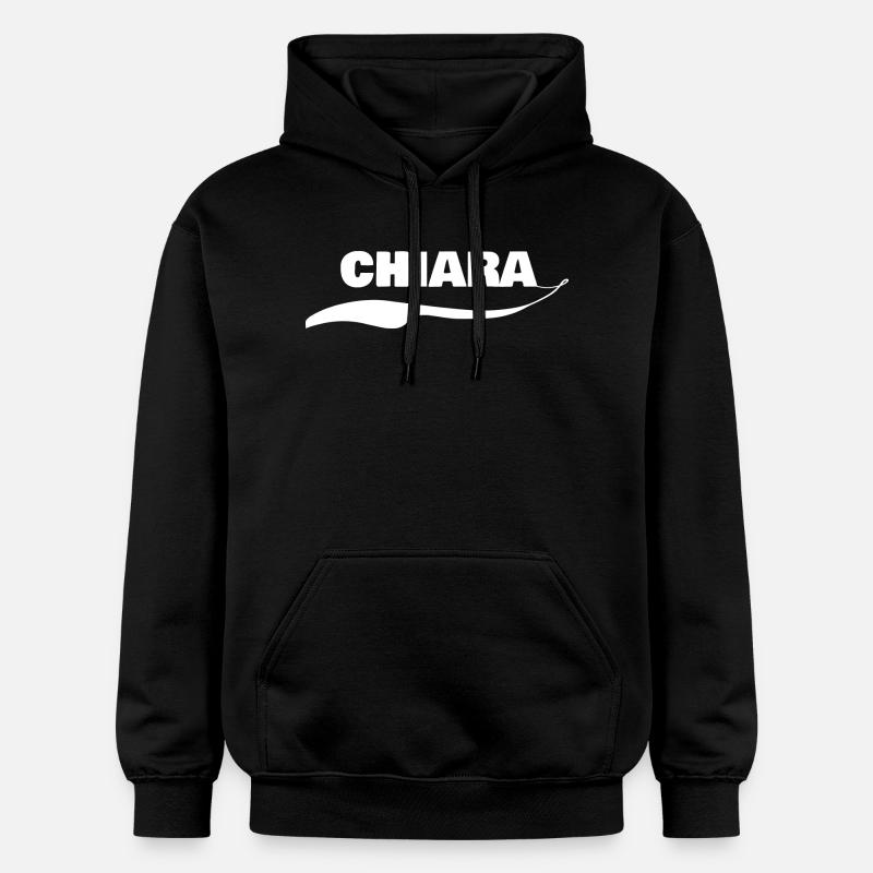 Prénom Chiara - Sweat à capuche Softstyle® Gildan Unisexe - noir