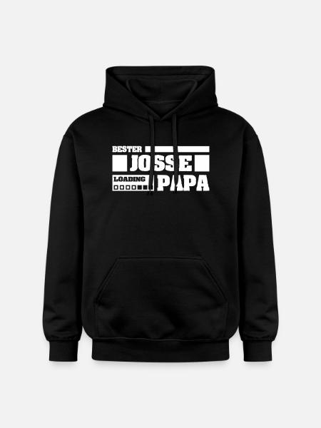 Josse as a given name - Gildan Unisex Softstyle® Midweight Hoodie - black
