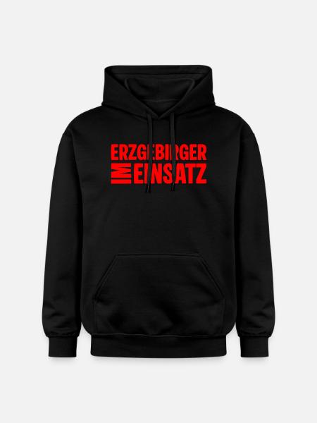 Erzgebirger im Einsatz - Gildan Unisex Softstyle® Midweight Hoodie - Schwarz