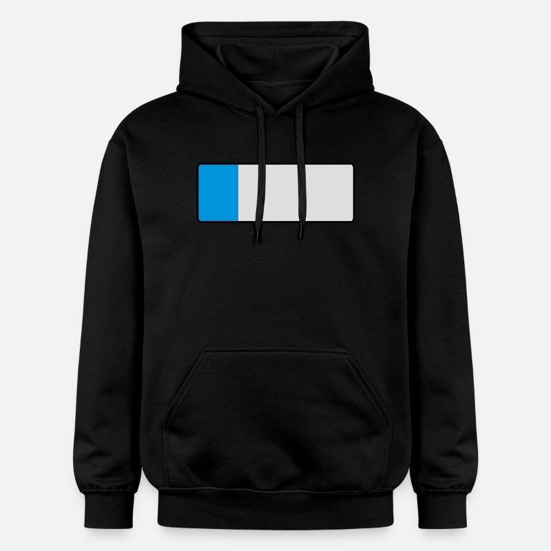 _blank_kurz - Sweat à capuche Softstyle® Gildan Unisexe - noir