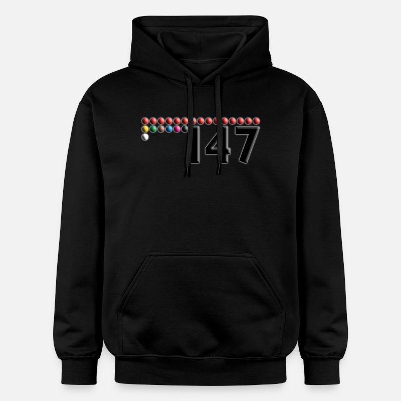BILLARD - boules 147 - Sweat à capuche Softstyle® Gildan Unisexe - noir