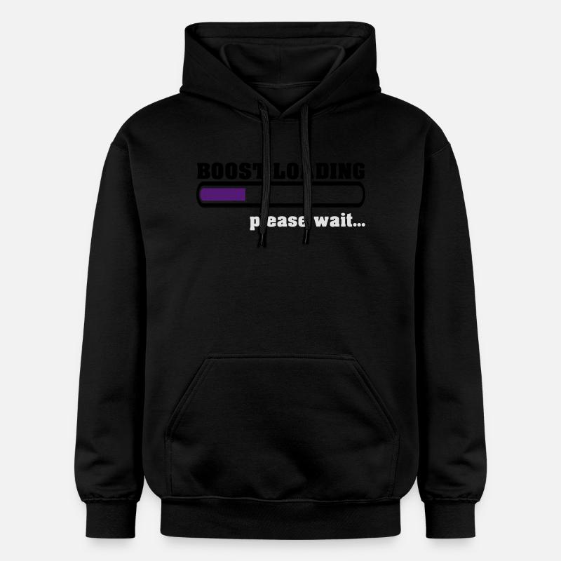 Boost Loading Please Wait - Gildan Unisex Softstyle® Midweight Hoodie - Schwarz