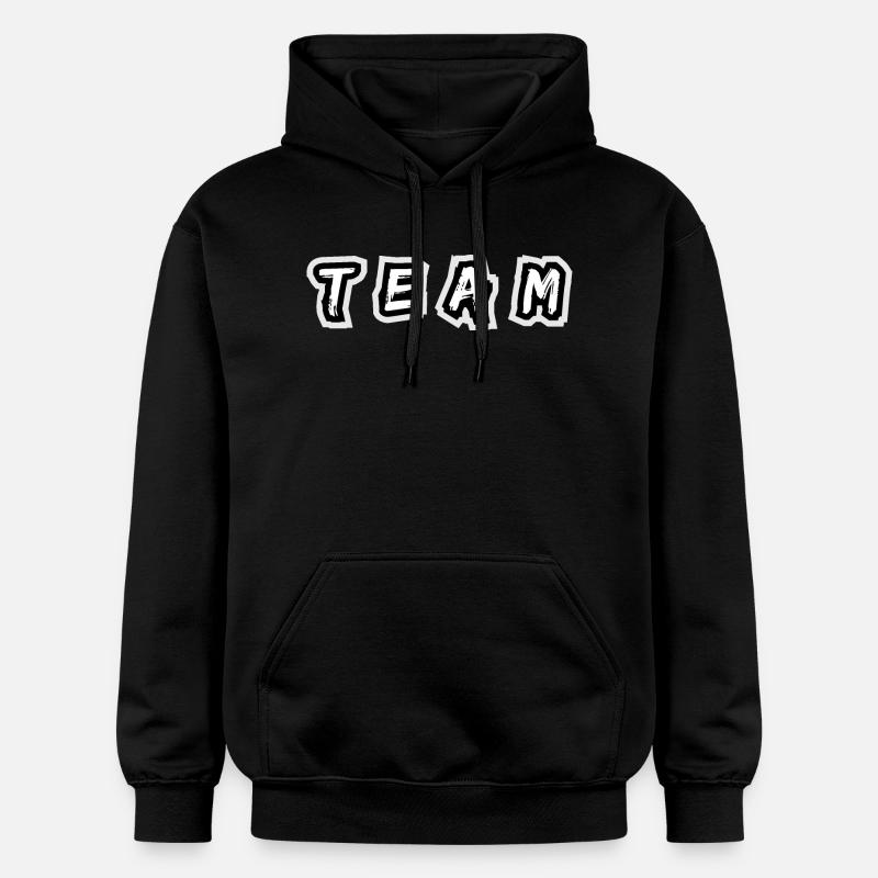 Équipe - Sweat à capuche Softstyle® Gildan Unisexe - noir