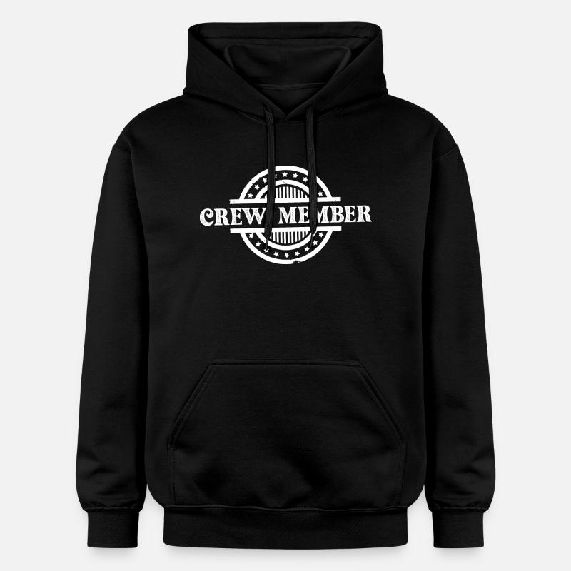 Tampon de membre d’équipage - Sweat à capuche Softstyle® Gildan Unisexe - noir