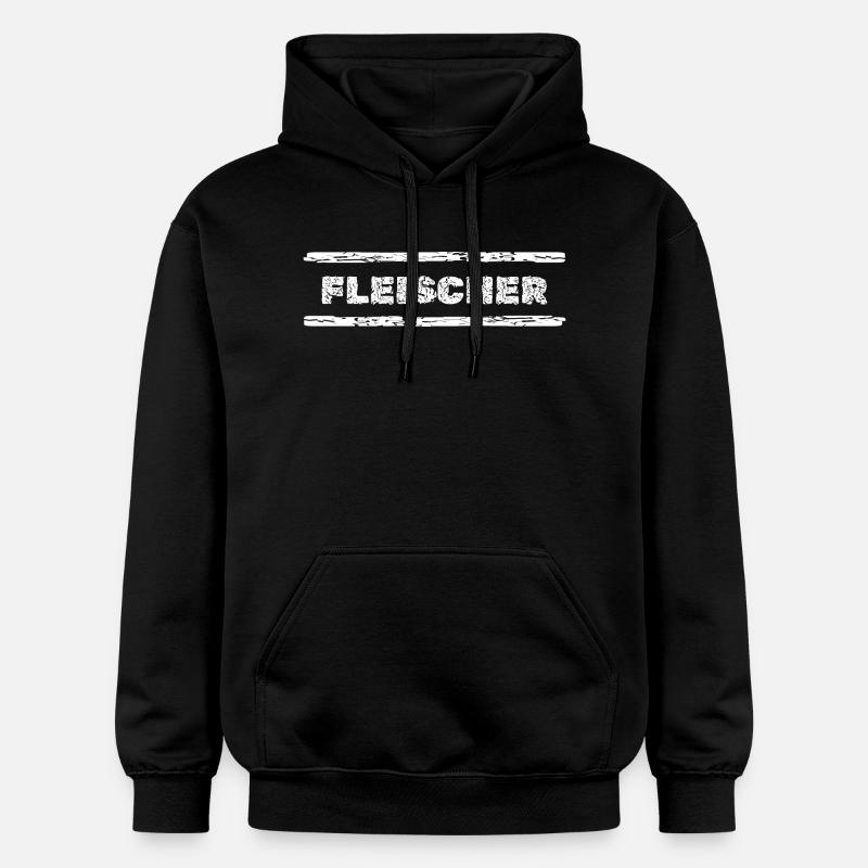 Boucher comme métier - Sweat à capuche Softstyle® Gildan Unisexe - noir