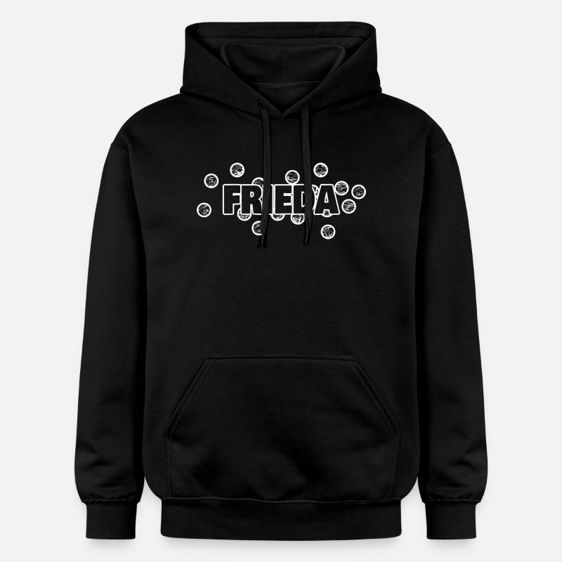 bulles Frieda - Sweat à capuche Softstyle® Gildan Unisexe - noir