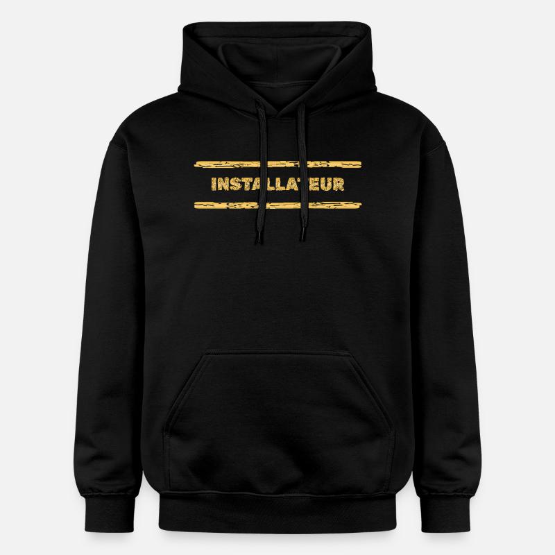 Cadeau pour l’installateur - Sweat à capuche Softstyle® Gildan Unisexe - noir