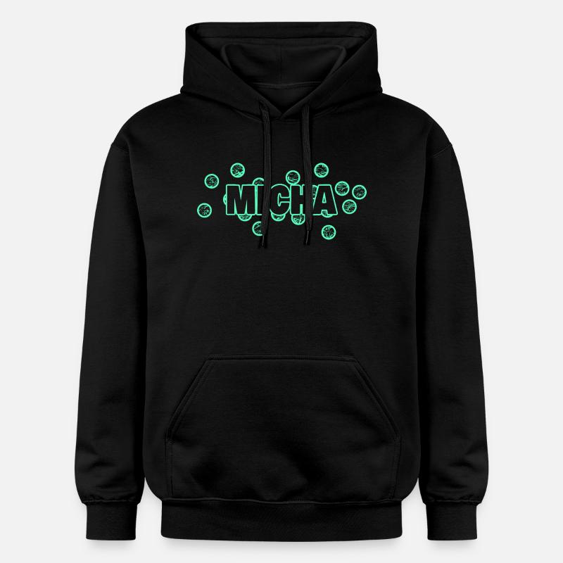 Drôle de Micha - Sweat à capuche Softstyle® Gildan Unisexe - noir