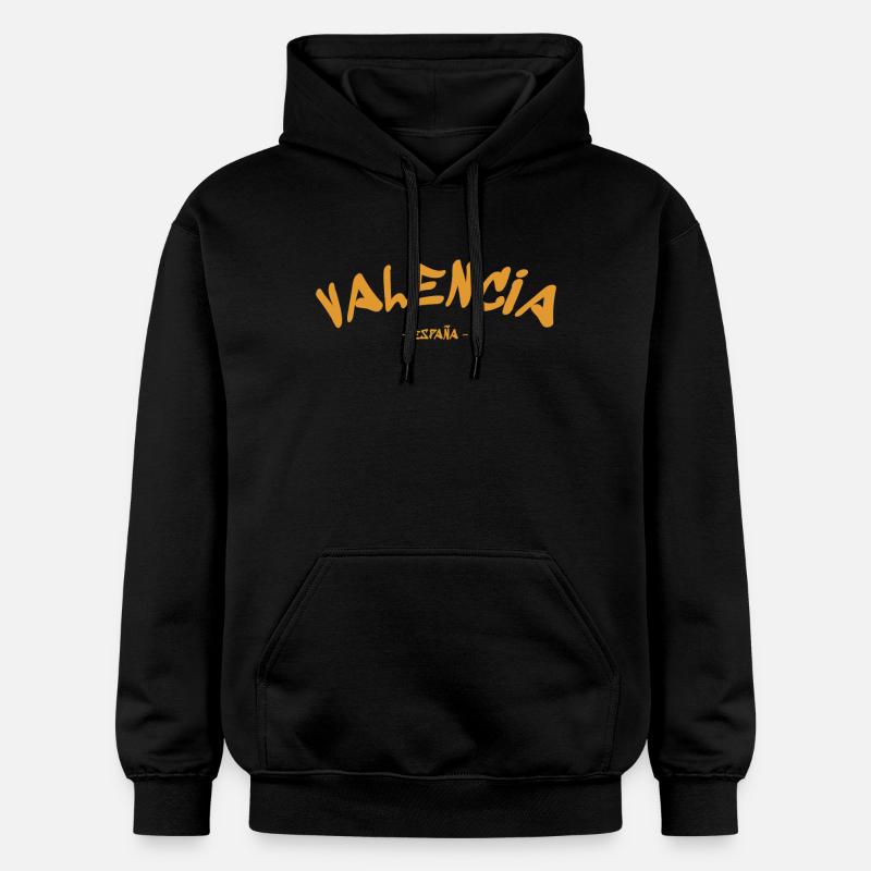 Valencia - España - Espagne - Espagne - Sweat à capuche Softstyle® Gildan Unisexe - noir