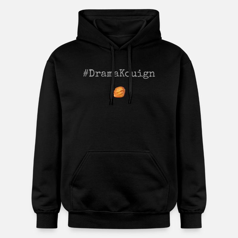 #DramaKouign Grey - Sweat à capuche Softstyle® Gildan Unisexe - noir