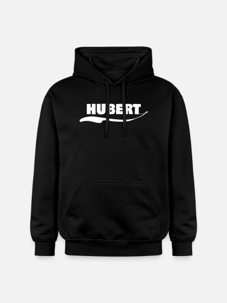 First name hubert - Gildan Unisex Softstyle® Midweight Hoodie - black