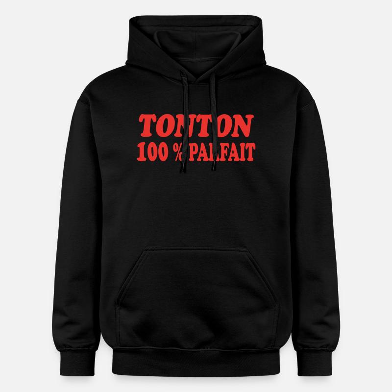 TONTON PARFAIT 22889 - Sweat à capuche Softstyle® Gildan Unisexe - noir
