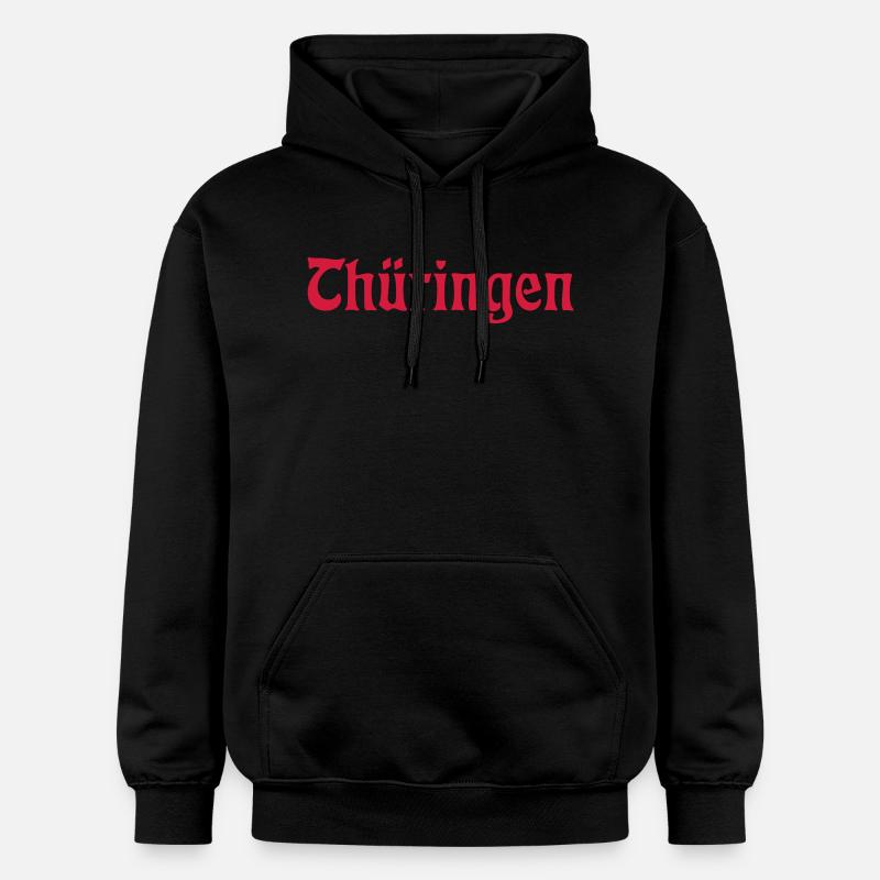 Thüringen, Thueringen - Gildan Unisex Softstyle® Midweight Hoodie - Schwarz