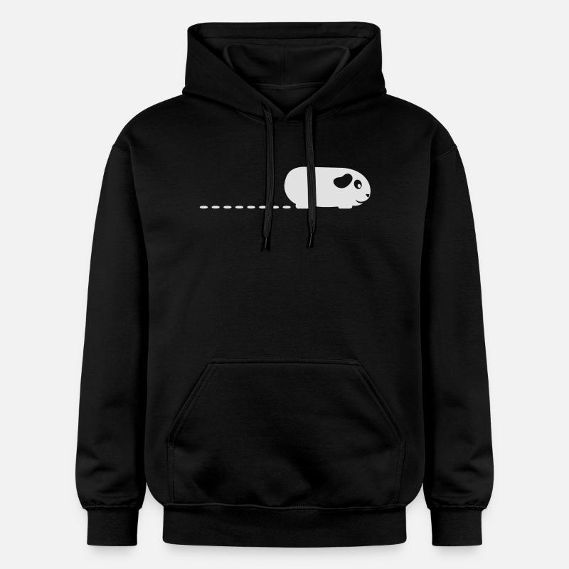 Caca Guinée Pig - Sweat à capuche Softstyle® Gildan Unisexe - noir