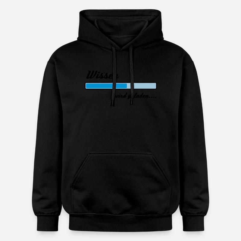 Knowledge is loading ... - Gildan Unisex Softstyle® Midweight Hoodie - black