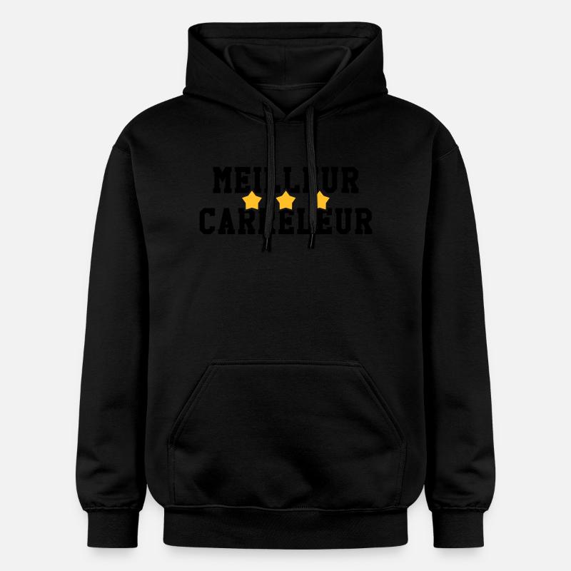 carreleur / carrelage / construction / maçon - Sweat à capuche Softstyle® Gildan Unisexe - noir