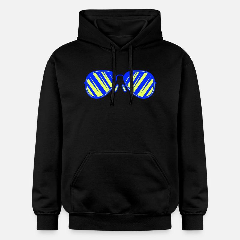 lunettes de soleil - Sweat à capuche Softstyle® Gildan Unisexe - noir